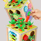 Children's Educational Bead Toys Kindergarten Students Early Education Matching Montessori Teaching Aids Shape Cognitive Beaded Treasure Box