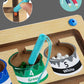 Wooden Children's Magnetic Counting Operation Color Classification Magnetic Pen Bead Shift Game Educational Early Education Maze Toy