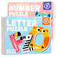 Cross-border Children's Magnetic Puzzle Refrigerator Sticker Capital Alphanumeric Animal Cognitive Magnetic Sticker Early Education Enlightenment Puzzle