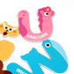 Cross-border Children's Magnetic Puzzle Refrigerator Sticker Capital Alphanumeric Animal Cognitive Magnetic Sticker Early Education Enlightenment Puzzle