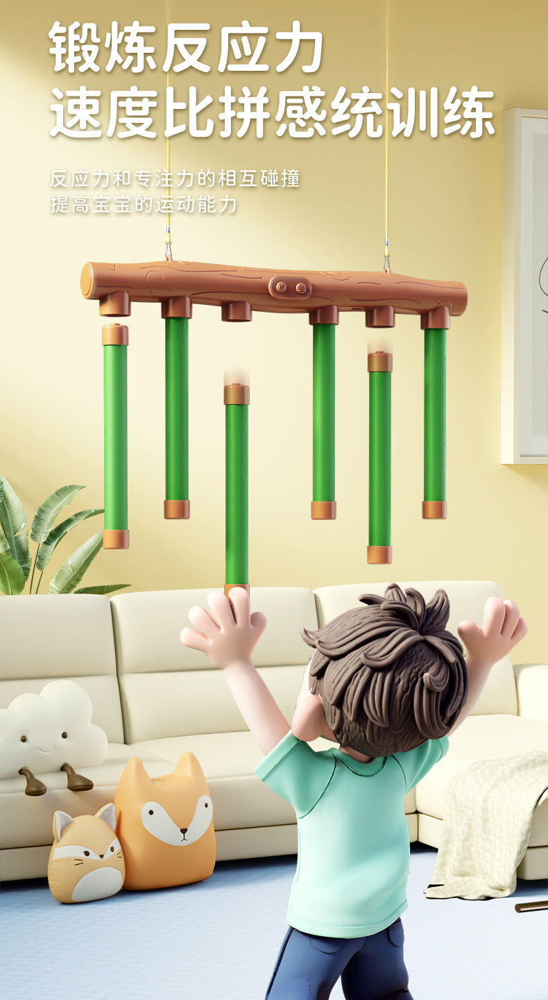 Cross-Border Popular Quick-Reflex Stick-Grabbing Machine for Children, Sensory Integration and Reaction Training, Parent-Child Interaction, Wedding Party Toy