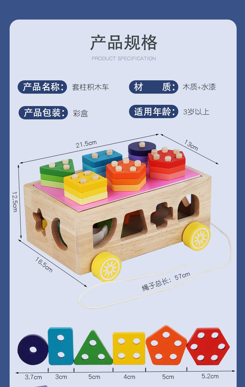 3 Cross-Border Kidsren's Educational Toys Farm Orchard Shape Building Blocks Matching Insect Catching and Carrot Pulling Intelligence Box Toys