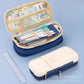 Oxford Cloth Pencil Case with Large Capacity and Multi-Layer Design, Stationery Box for Primary and Secondary School Students, High Aesthetic Value, Simple and Waterproof, Direct from the Source Factory
