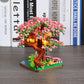 Cross-border TEMU Compatible Lego Sakura Tree House Rainbow Tree Blocks Children's Educational Assembled Toys for Girls Gift