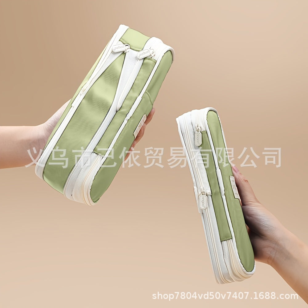 Retractable Pencil Case, Super Large Capacity, Multifunctional Stationery Box, Portable Foldable Storage Bag for Primary and Secondary School Students, Specially Designed for Exams
