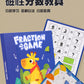 Magnetic Fraction Disk Demonstrator Numerator and Denominator Cognitive Addition and Subtraction Operation Third Grade Primary School Mathematics Teaching Aids Toys