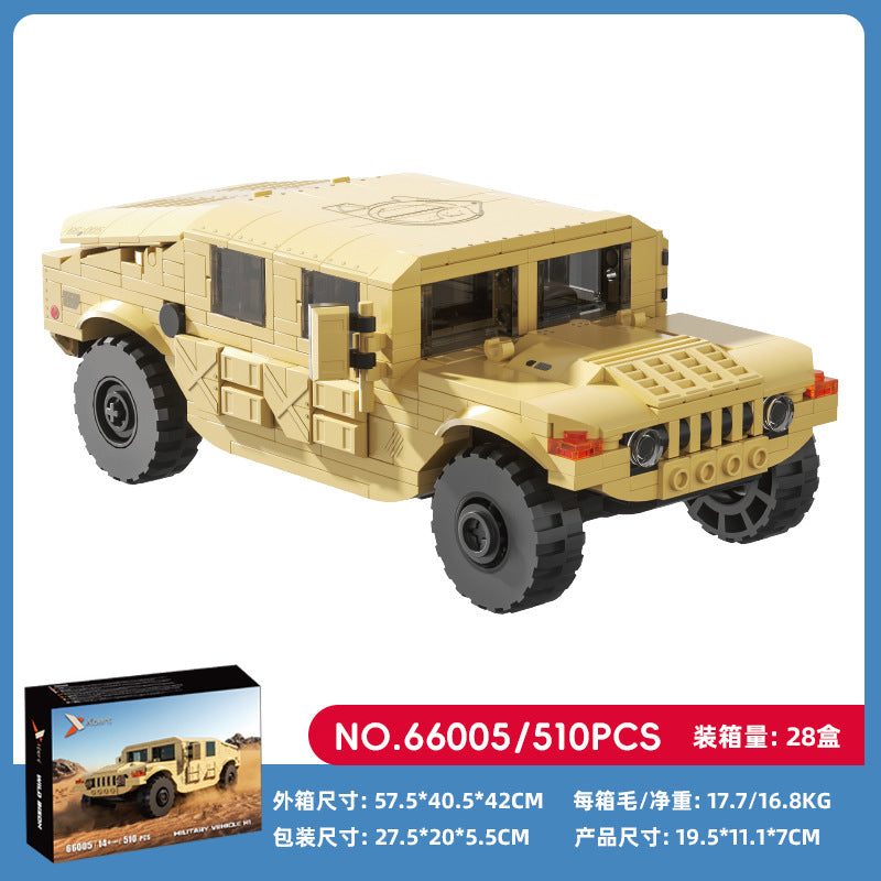 Cross-border engineering series truck city bus transport vehicle combined with small particle building blocks children's educational enlightenment toys
