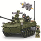 Little Luban B1251Btr80As Infantry Fighting Vehicle Building Blocks Military Tank Model Educational Assembly Toy Cross-Border Male