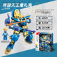 Little Luban Building Blocks Children's Educational Assembled Car Model Transforming Mecha Robot Compatible with Lego Boy Toys