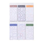 Sugar poem label note book time recorder original retro literature DIY material decoration base note paper