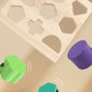 Children's Educational Beaded Five Sets of Column Color Sensory Enlightenment Children's Shape Matching Perception Early Education Wooden Building Blocks Play
