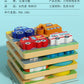 Children's three-dimensional puzzle board wooden Montessori early education puzzle matching building blocks baby 1 to 2 years old 3 boys female 6 toys