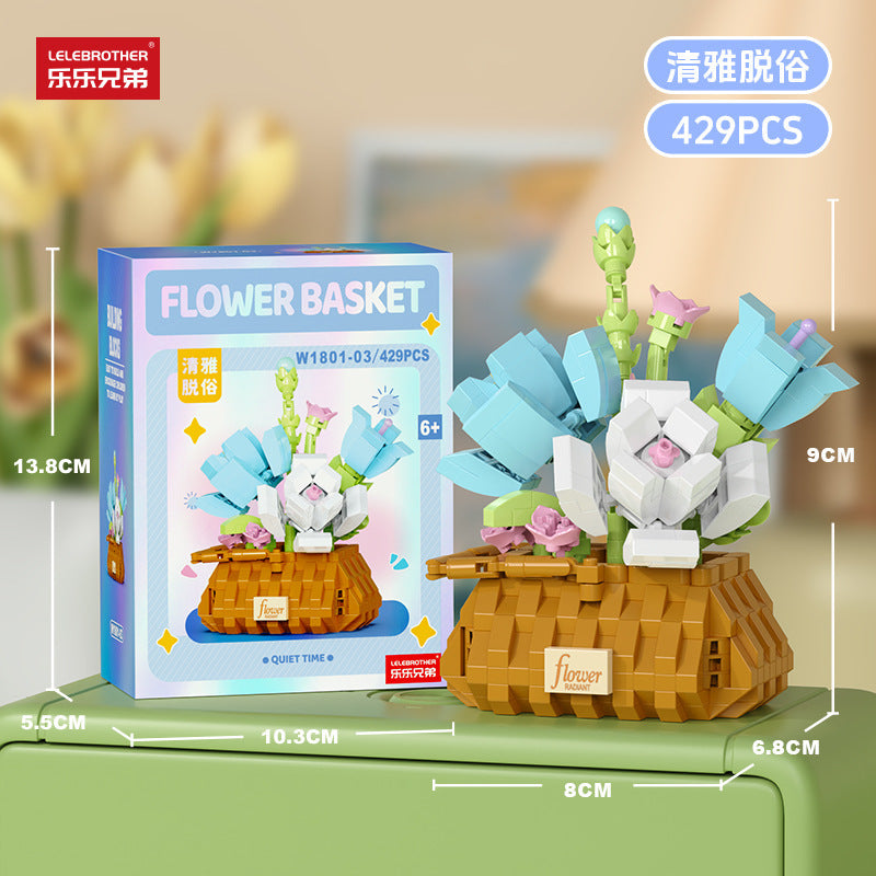 Building Blocks Compatible with Assembling Small Boxed Children's Educational Toys, Building Blocks with Small Particles and Micro Particles, Wholesale
