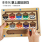 Wooden Children's Magnetic Counting Operation Color Classification Magnetic Pen Bead Shift Game Educational Early Education Maze Toy