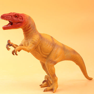 Large simulation soft glue dinosaur toy sounding Tyrannosaurus Rex Triceratops animal model boys children stall wholesale