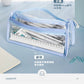 Transparent Pencil Case for Exams, Simple Pencil Bag for High School Students, Large Capacity Pvc Pencil Case in Stock