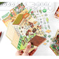 Infeel.Me Landscaping Stickers My Little House Series Miniature Three-Dimensional No-Cut Scene Handbook Quiet Book