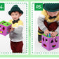 Children's educational geometric shape cognitive matching square plastic building blocks kindergarten baby intelligence box toys