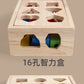 Montessori Early Education Large Particle Beaded Geometric Shape Matching Building Block Box Color Cognitive Teaching Aids Kidsren's Educational Toys