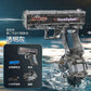 Firelight Ice Rat Flashing Electric Water Gun Children's Toy Water Spray Continuous High-Pressure Powerful Long-Range New Linkage Water Gun