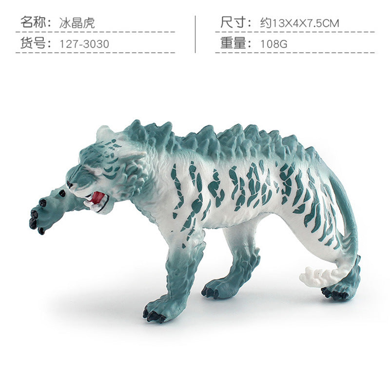 Cross-border simulation Western myth monster tree monster ice crystal Tiger lava Tiger ice monster gorilla model monster ornaments