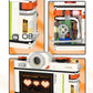 Compatible with Lego Building Blocks Mechanical Universe Retro Camera Assembled Handmade Toy Model Ornaments Children's Gift