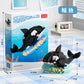 Children's Day Gift Compatible Lego Marine Animals Shark Clownfish Cartoon Doll Assembled Building Blocks Toy