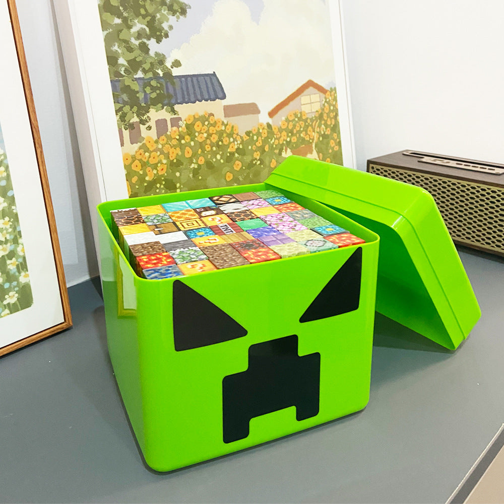Cross-Border Hot-Selling My Magnetic World Block Building Blocks Magnetic Educational Toys Creeper Tnt Storage Wholesale