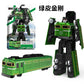 BKK alloy deformation robot train high-speed rail engineering bus dinosaur green leather train King Kong BKK children's toys