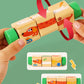 Cecpc Kidsren's Early Education Rotating Building Block Puzzle Baby Animal and Fruit Cognition Wooden Educational Toys for 1-2-3 Years Old