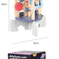 New Children's Wooden Space Rocket Multi-Functional Educational Early Education Around Beads Montessori Toys Customized