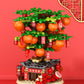 Wow, Custom Ornaments Educational Assembled Toy Gift 9020 New Year Lucifer Cat Fortune Tree Fortune 9021