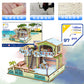 Name factory direct high-quality wood 3D three-dimensional puzzle Hummer cutting small house building Ferris wheel model