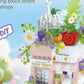 Compatible with Lego City Architecture Street View Hamburg Coffee Flower Shop Small Shop Building Blocks Children's Educational Toys Gifts