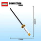Compatible with Lego Bricks Sword Micro-Particle Weapon Knife Model with Sword Sheath Assembled Children's Educational Toys Wholesale Dropshipping