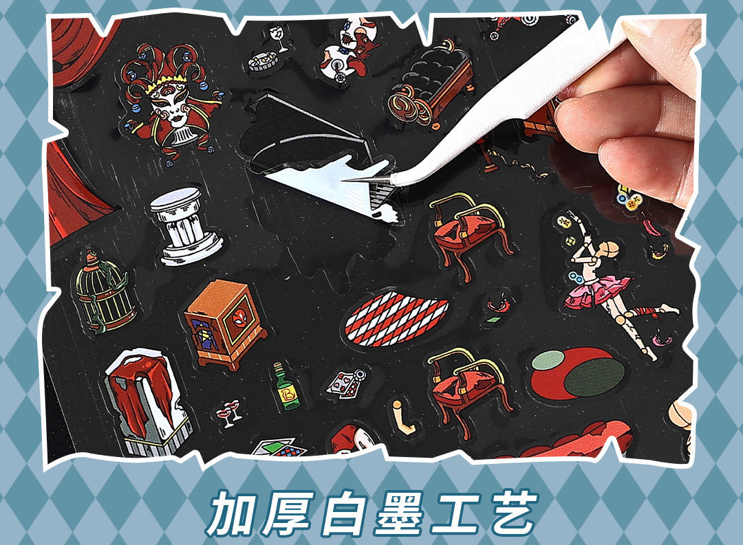 Infeel.Me Extra Large Scenery Stickers Today's Business Hours Open - Part Twelve DIY Journal Scene Stickers