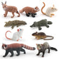 Cross-border simulation short tail bobcat panda mouse platypus ferret Thorn tail rock lizard wild animal model ornaments