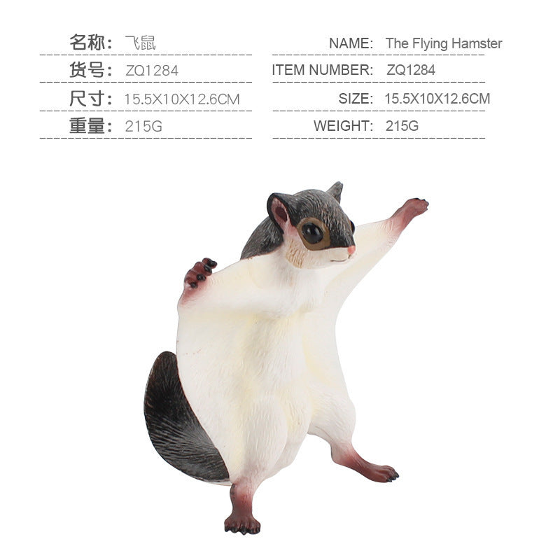 Children's Puzzle Early Education Cognitive Simulation Mouse Model Toy Static Solid Possum Guinea Piga Hair Mouse Totoro