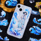 Light-Picking Bronzing Wave Handbook Stickers Natural Water Series Pet Material DIY Decorative Collage Stickers Cross-Border