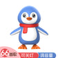 Electric dancing penguin cross-border new products children singing swing light music baby head up training baby toys
