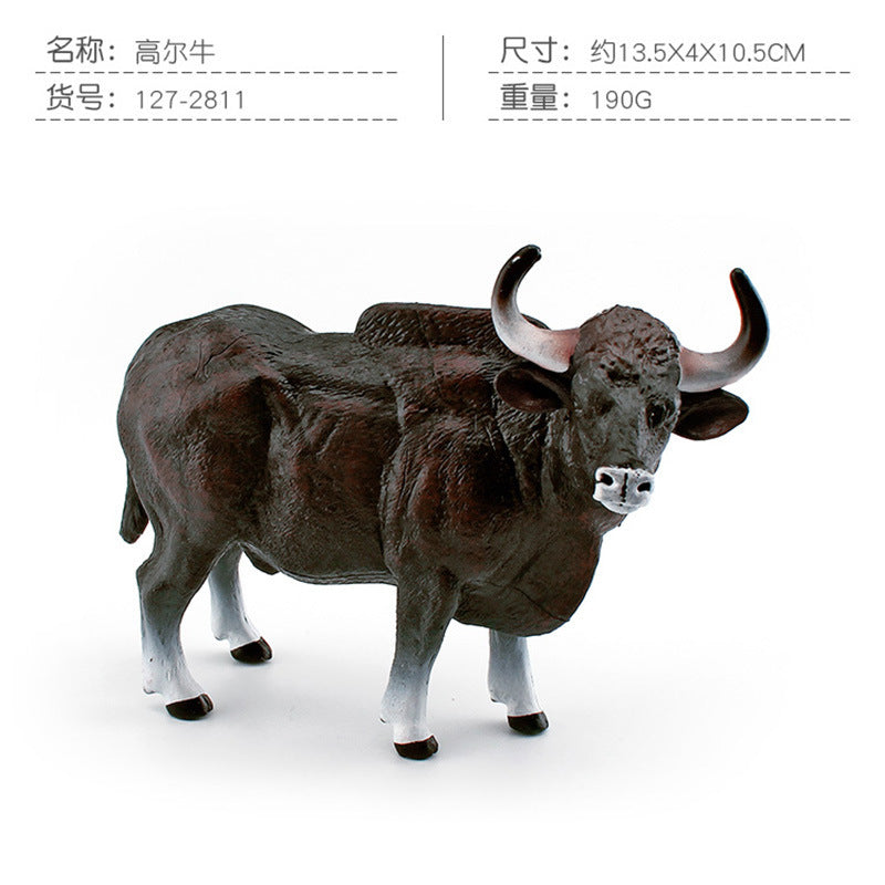Cross-border simulation Texas Longhorn Watu West cow tumor cow charolai cow goer river buffalo model
