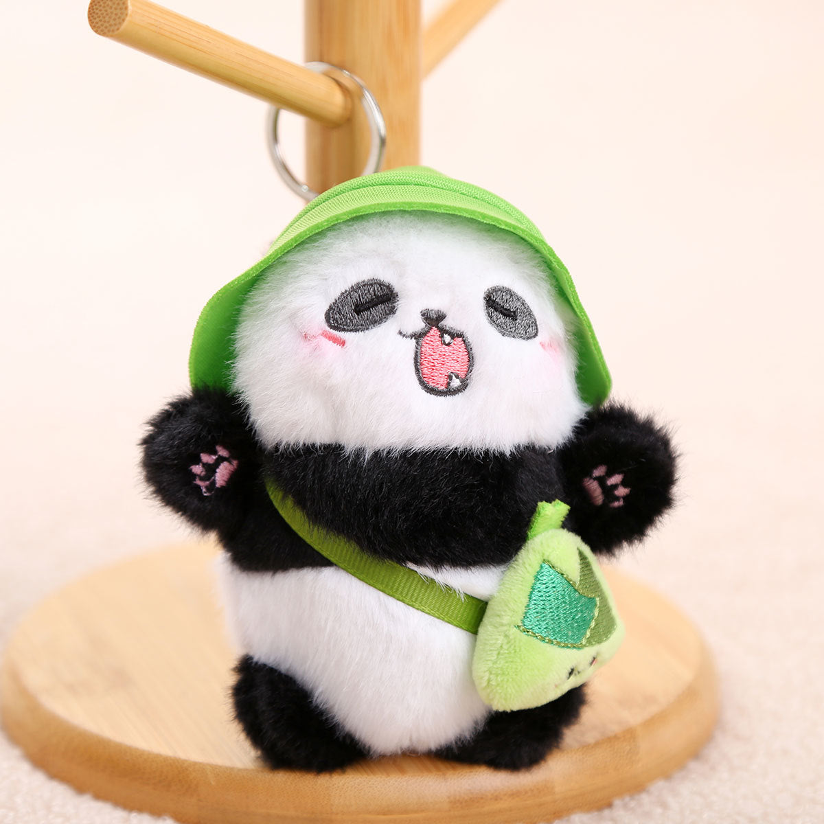 Hat Panda Pendant National Treasure Panda Plush Toy Shoulder Bag Panda Doll School Bag Pendant Rag Doll Souvenir