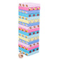 51 Pieces of Digital Colorful Jenga Building Blocks for Kidsren's Educational Jenga Wooden Adult Toys