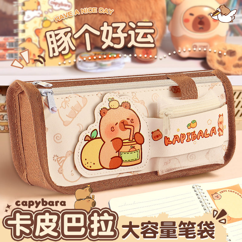Kapibala Plush Doll Doll Back-To-School Gift Package Primary School Souvenir Birthday Gift Plush Stationery Set