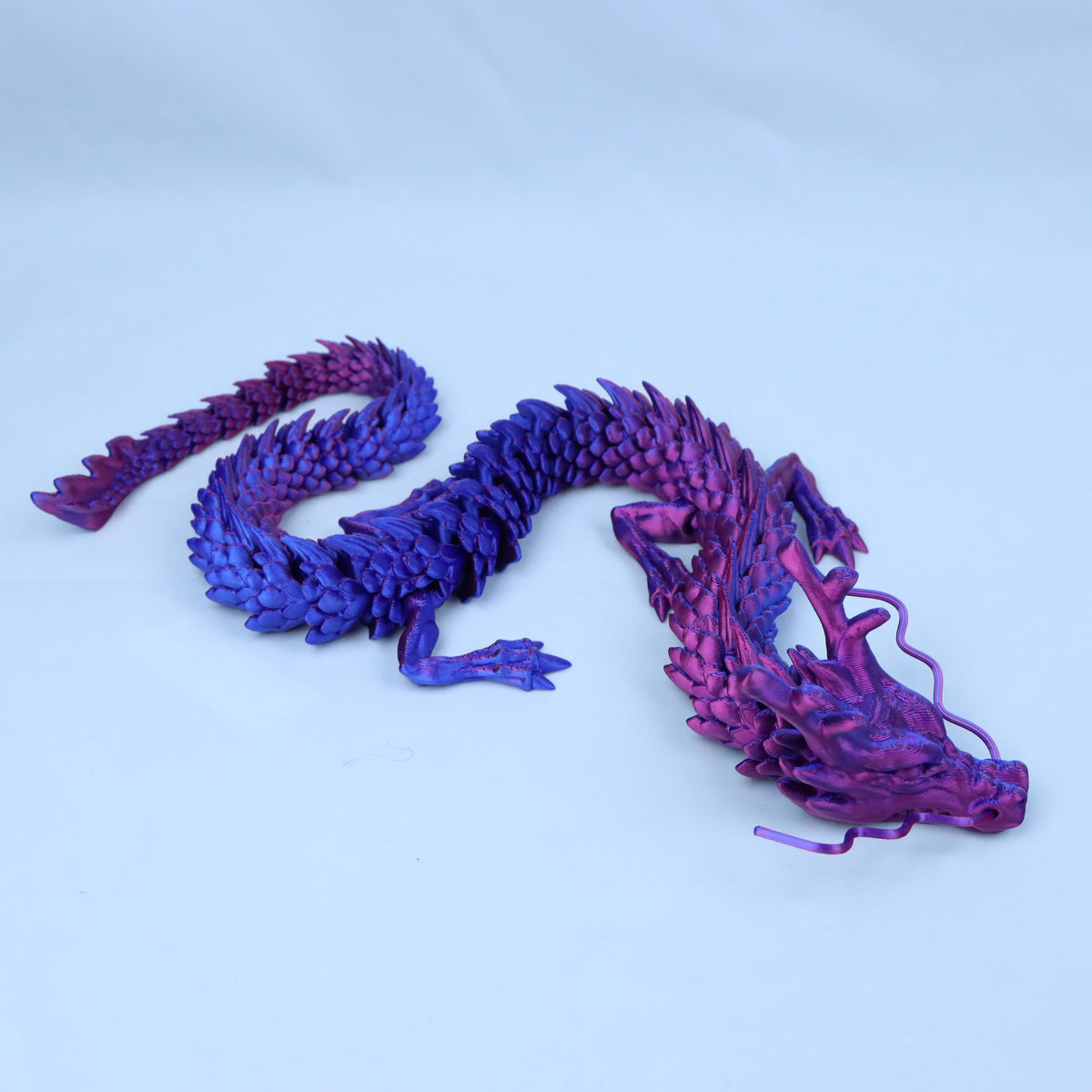Net red explosions 3d printing dragon ornaments Chinese dragon cross-border dragon egg joint dragon toy hand gift stall wholesale