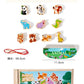 Beaded Balance Building Blocks Animal Traffic Fruits and Vegetables Rope Stacked High Children's Educational Early Education Wooden Toys