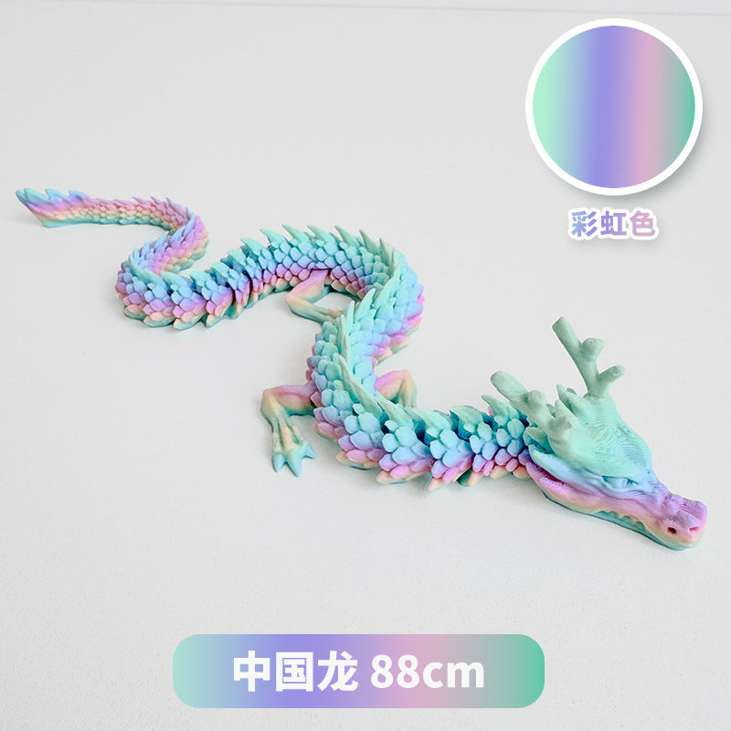 3D printing Chinese dragon dragon handicraft ornaments hand-made activities joint dragon toys cross-border manufacturers wholesale customization