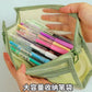 In-Stock Korean Simple Transparent Mesh Pencil Case Storage Bag for Students, Exam-Specific Portable Large-Capacity Pencil Bag