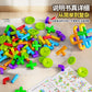 Creative children's plastic puzzle DIY assembled pipe building blocks large particles water pipe toys kindergarten early education cross-border
