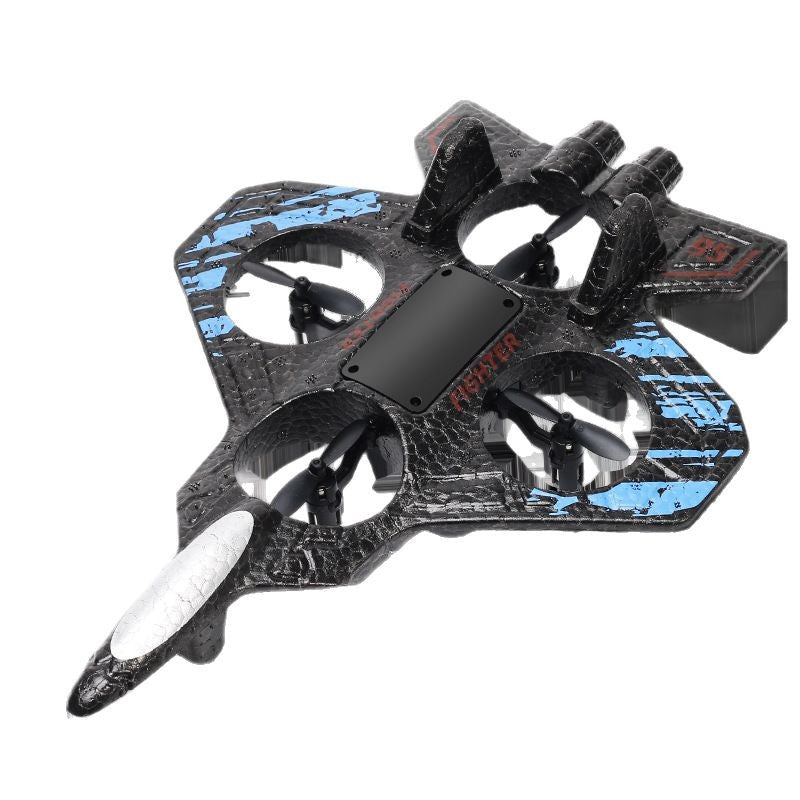 Cross-border children's remote control fighter drone rechargeable fall-resistant foam model glider birthday gift boy